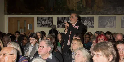 Participants in a past Older People's Health & Social Care conference.