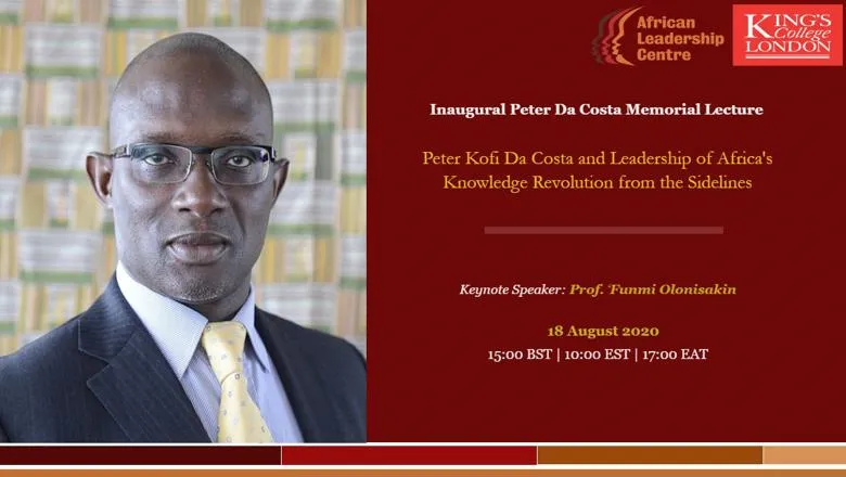 Promo image for the Peter Da Costa Memorial Lecture