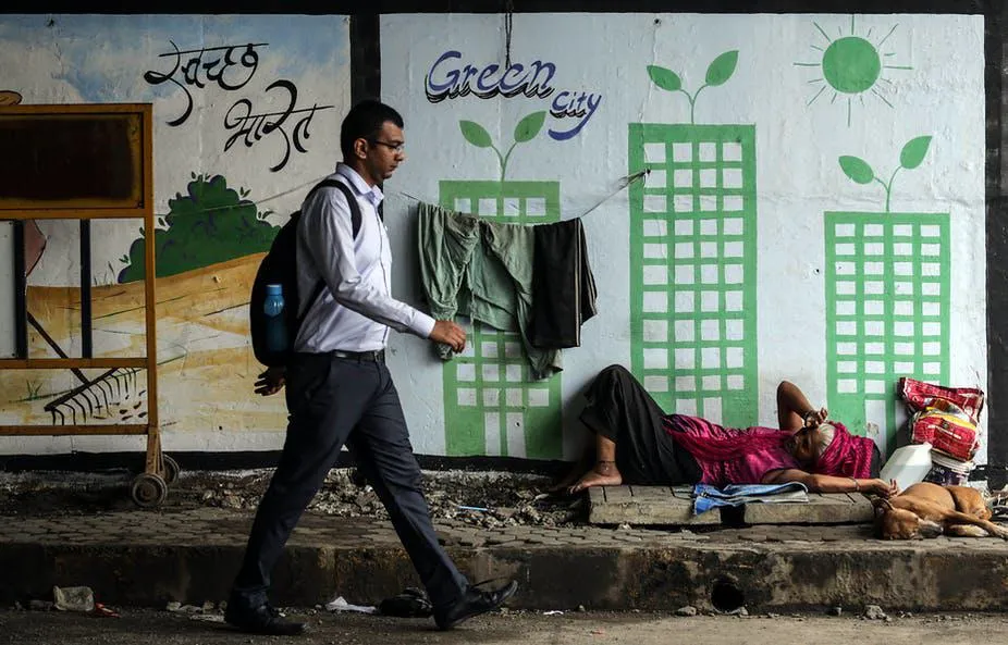 India street shot credit EPA-EFE