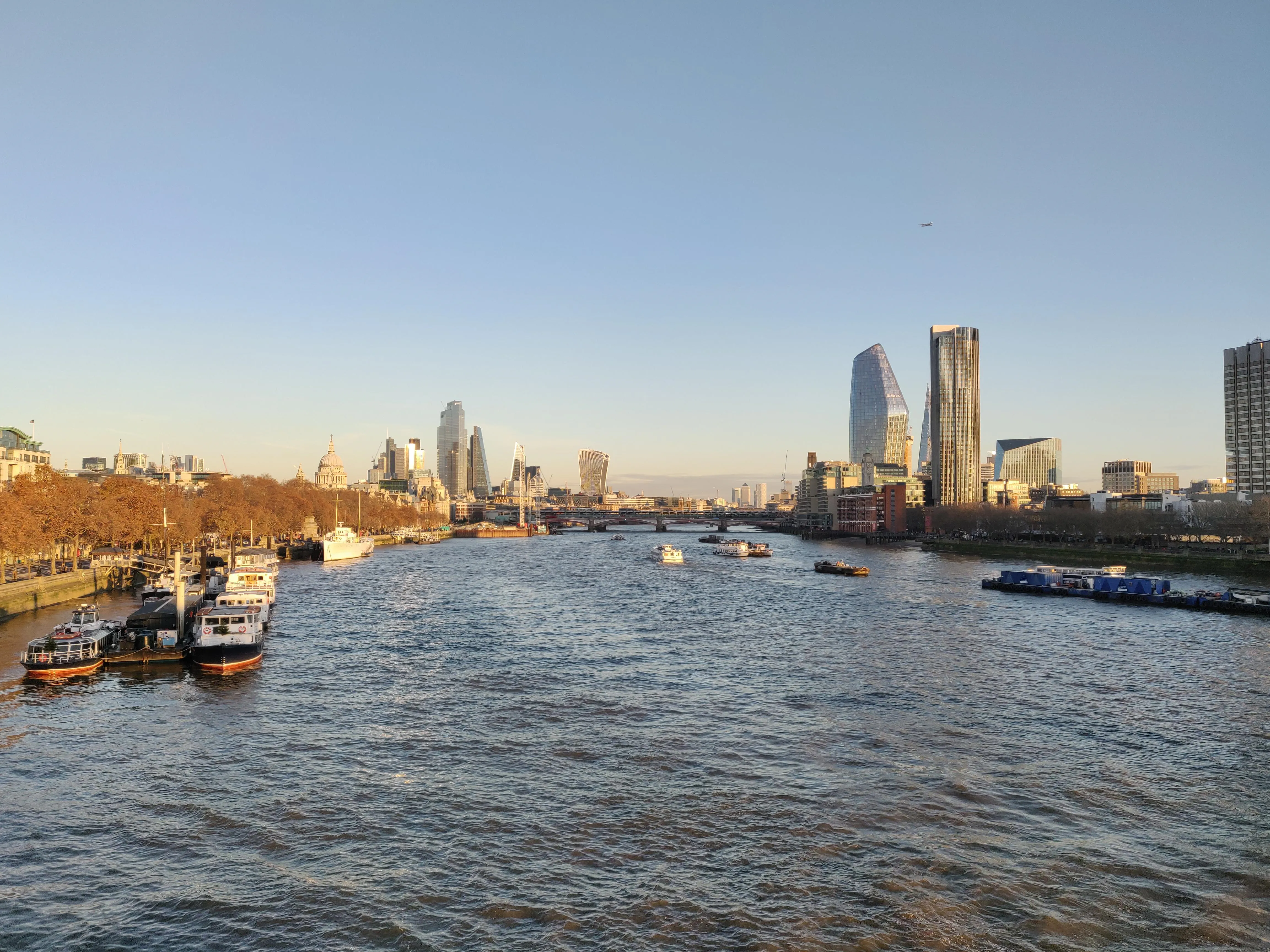 River Thames from Waterloo Bridge