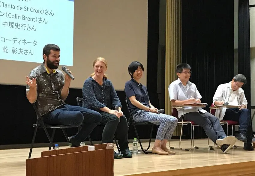 Tania and Colin at the Tokyo seminar.