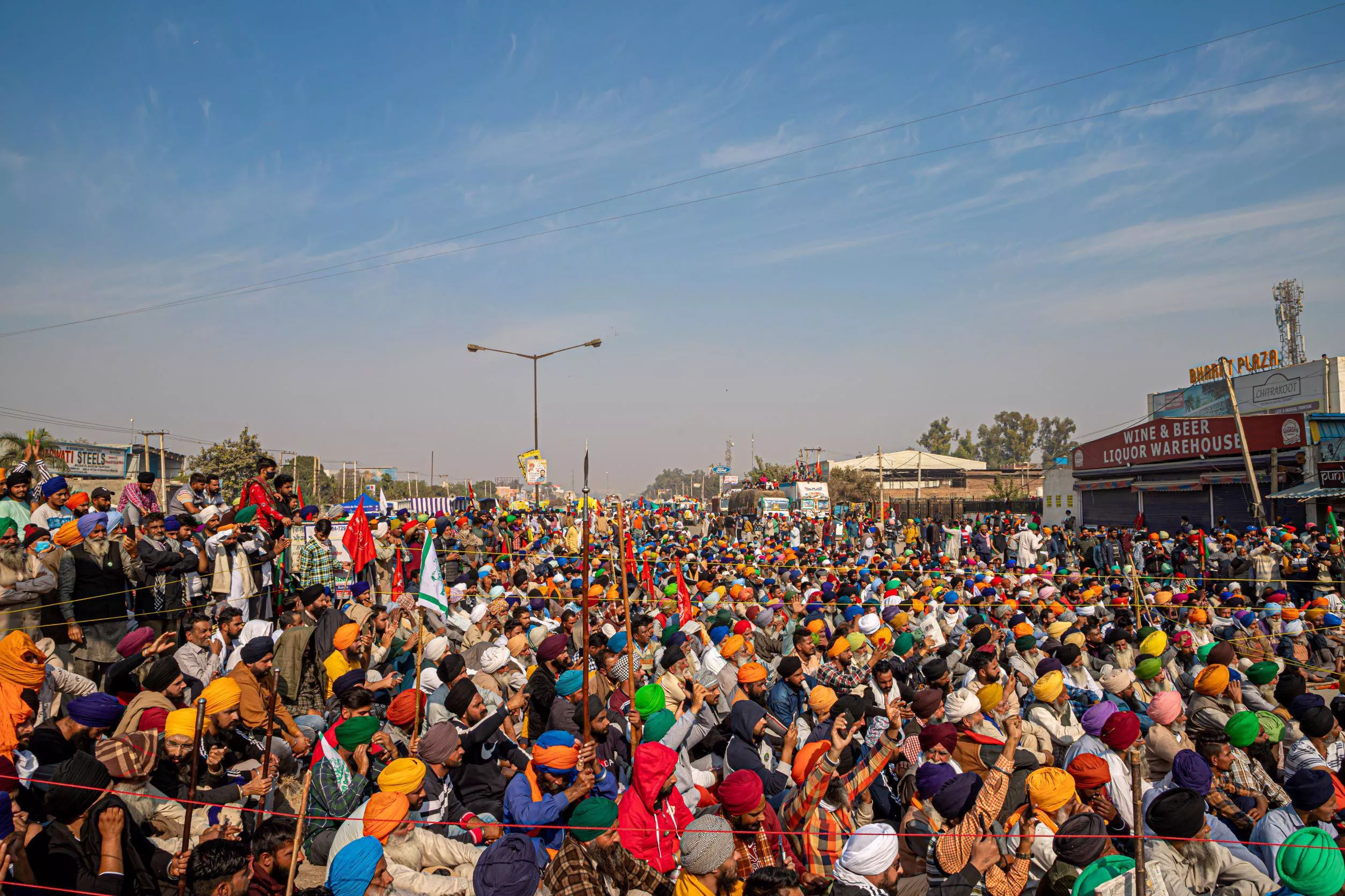 Farmers protest, Delhi India, December 2020