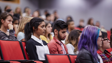 King's College London students in a lecture