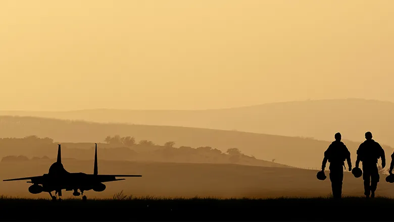 military plane soldiers