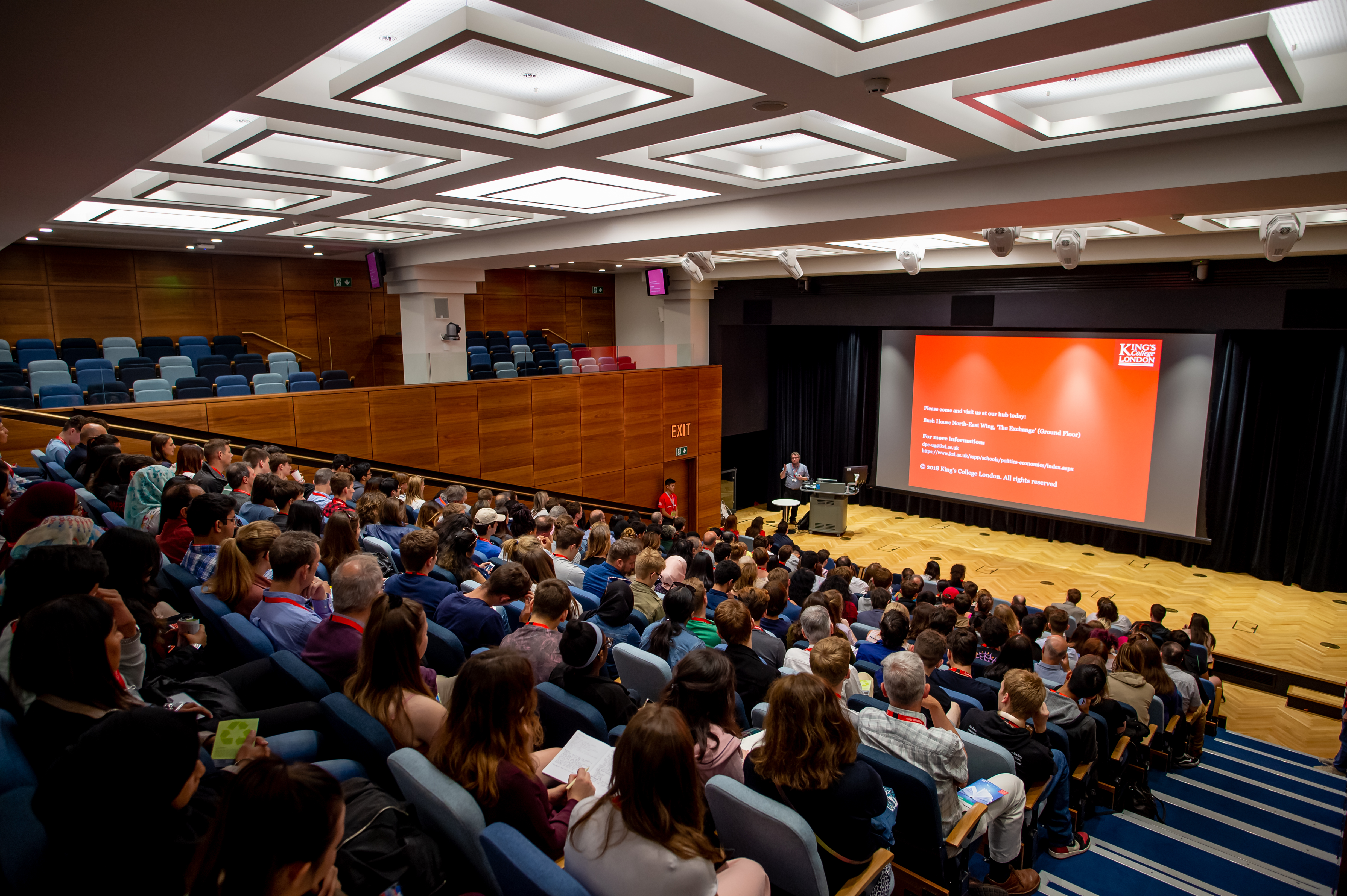 Strand KCL Open Day- Bush house lecture