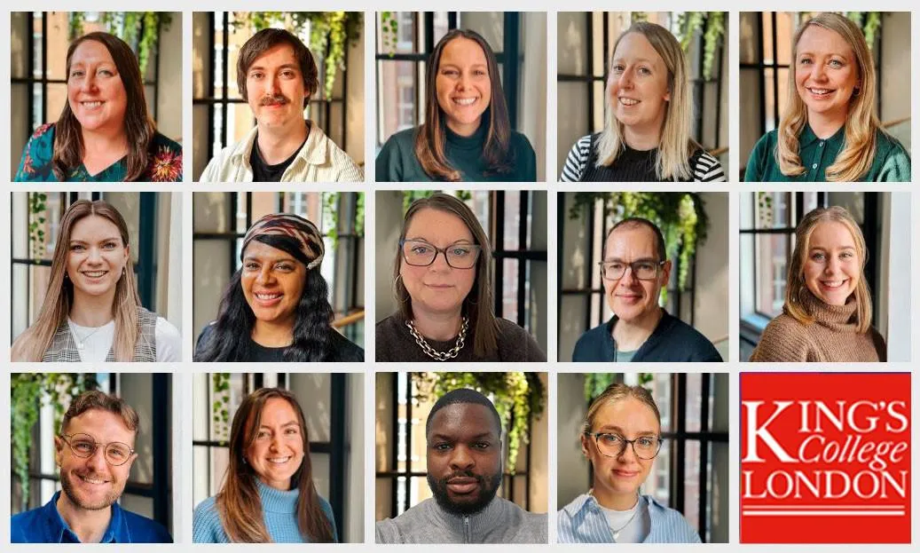 A grid of the Wellbeing Team's headshots.